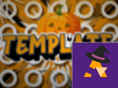 Free Halloween Themed Intro Template ^^