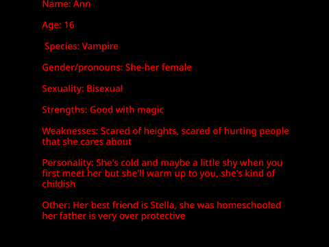 Ann-for Fantasy Rp