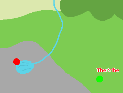 Whiteclan, Darkclan, Bubbleclan, and Daisyclan's territorys