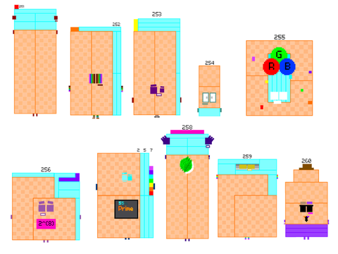 Numberblocks Band Retro 251-260 (REMAKE) 