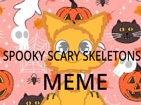Spooky scary skeletons animation MEME! 