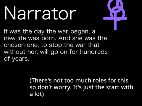 Audition for the Narrator