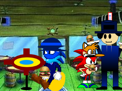 Add yourself in the Krusty Krab!(3)