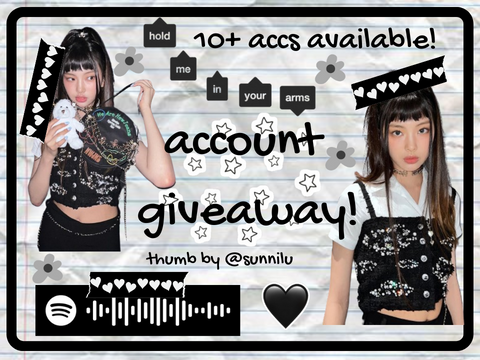 account giveaway!