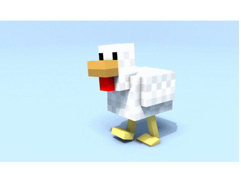 Funky Chicken Minecraft Animation 