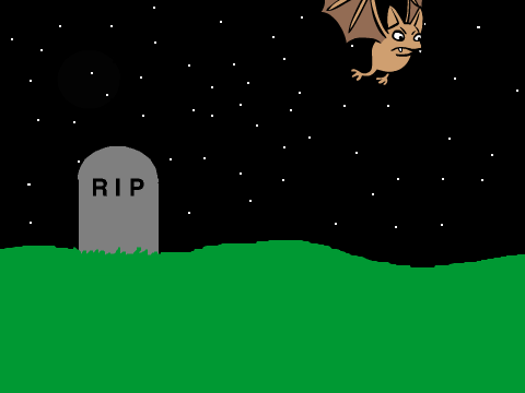 Ghost in the Graveyard!
