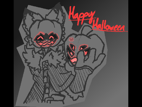 A Quick Halloween Art