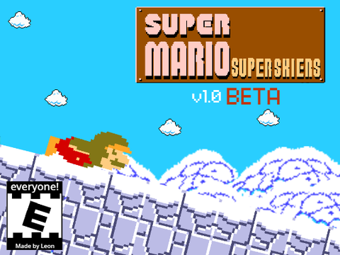 Super Mario SKIERSv5.0|Mini Game(Mobile Friend)