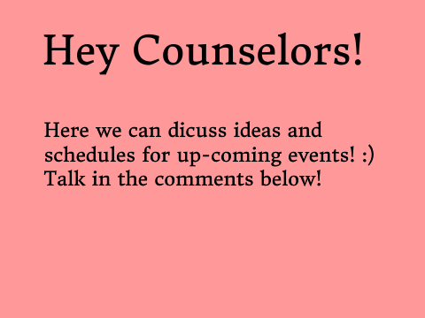 HAC Counselor Talk