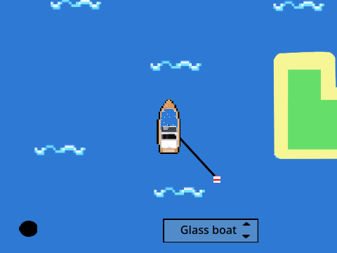 Fishing with lure upgrade counter