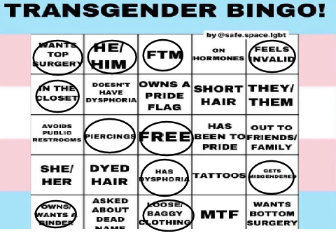 trans bingo!