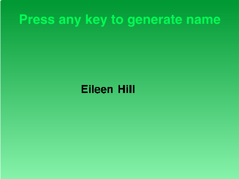 Random Name Generator Simulator (RNG sim)