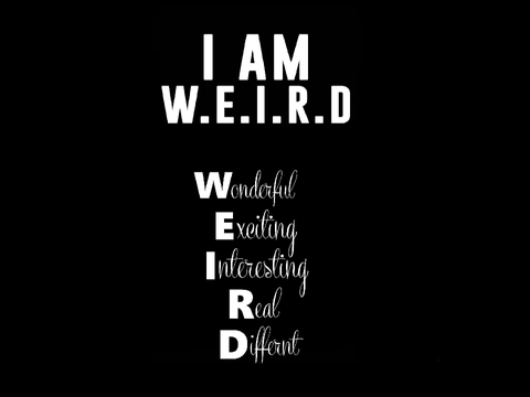 I am W.E.I.R.D remix remix remix