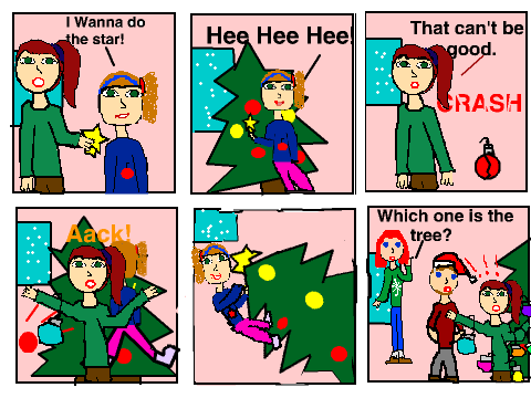 Holiday Hackathon comic Seeing stars