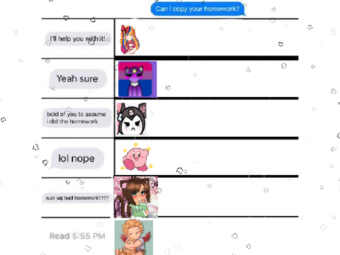 Can i copy your homework?  remix