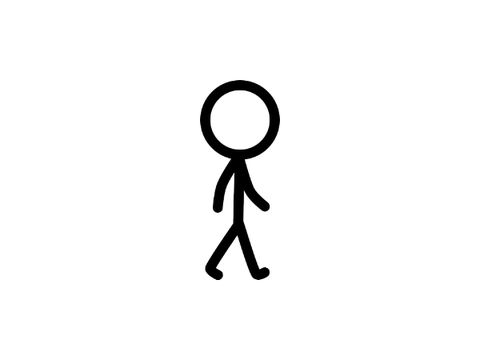 Stickman walking forever