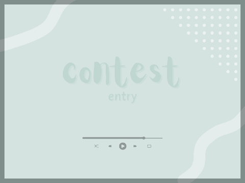 ✦ Contest entry ✦