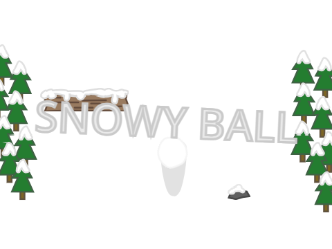 snowy ball