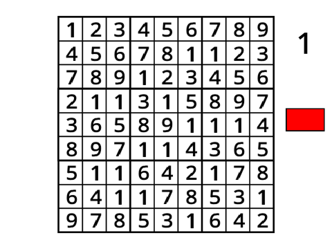 Bruteforce Sudoku Solver