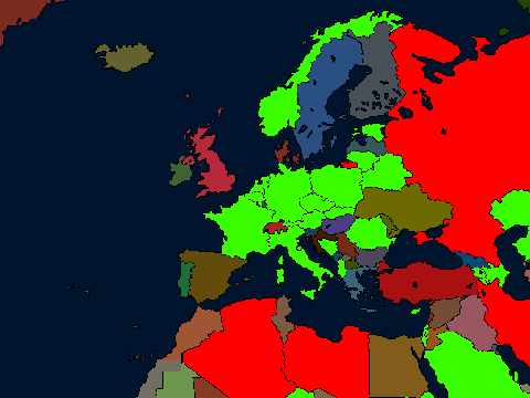 Every country that i can get 100% on a states quiz of that country
