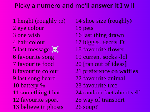 Ask Me Anything. 