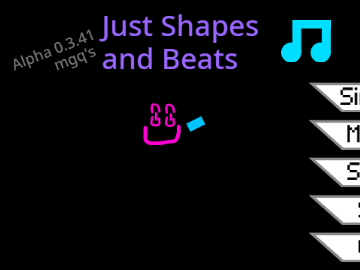 Just Shapes and Beats - MGQ's fan game: DEMO