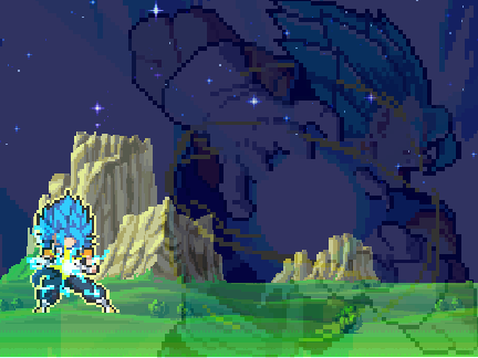 Vegito Sim added cutscene for Final Kamehameha test