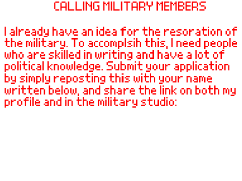 CALLING ALL MIL MEMBERS