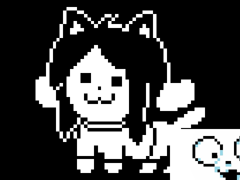Temmie will hurt your eyes