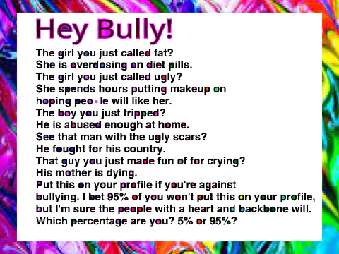 Hey bully!