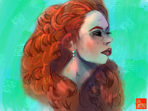 . Red Hair .