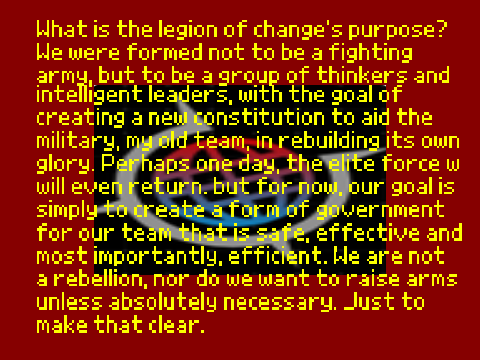 Goals of the legion of change