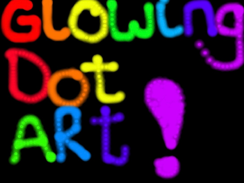 Glowing Dot Art!