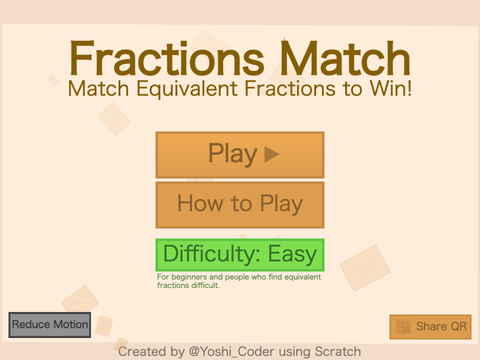 Fractions Match