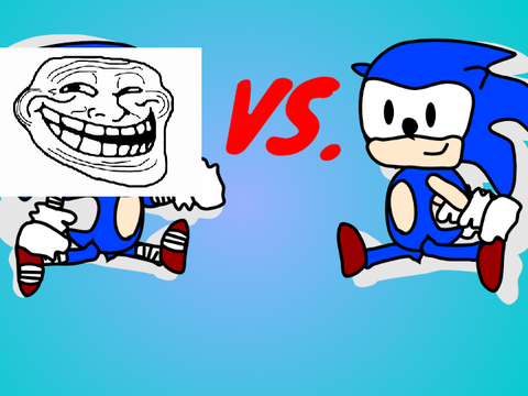 troll vs Modern Sonic 