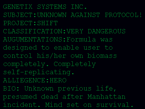 SHIFT: INHUMAN RPG- TNG