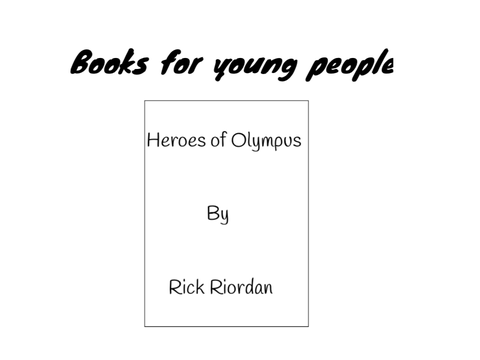 Books for young people 