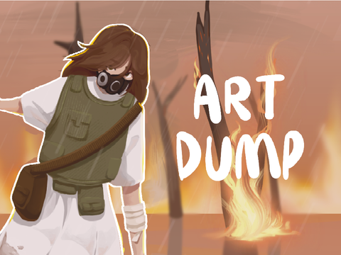 art dumpster filled with glitter ✨✨✨ (art dump #13)
