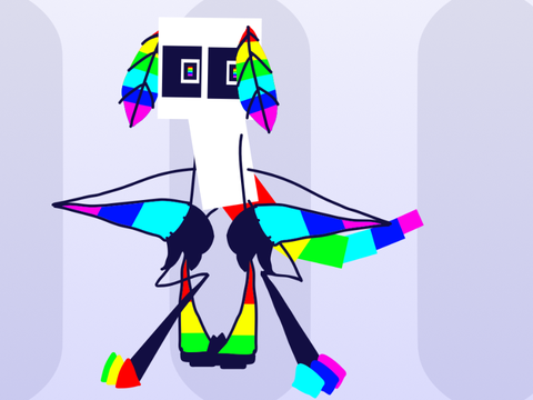 OAH #5: rainbow monster doorknob