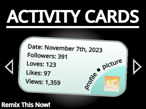 Activity Cards