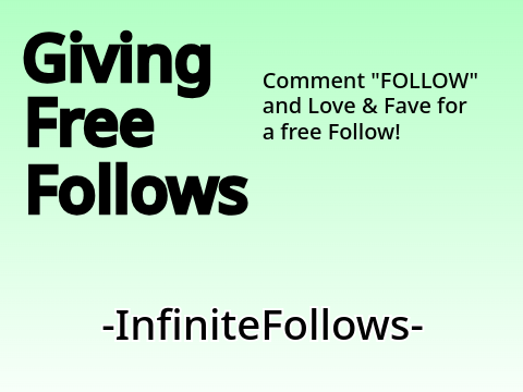 Giving FREE FOLLOWS