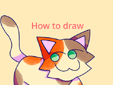 How 2 draw: cats