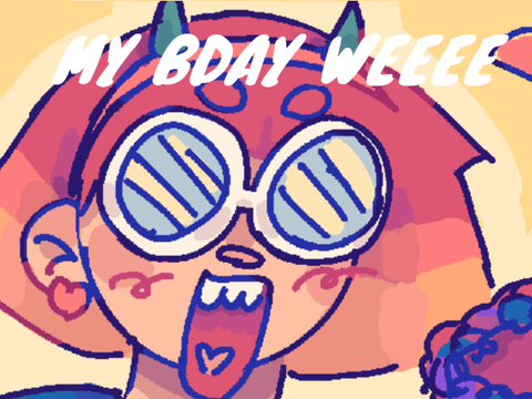 happy birfday to me