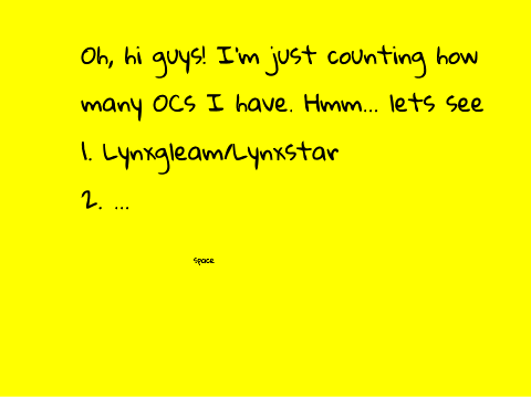 I Need Help With An OC Problem!