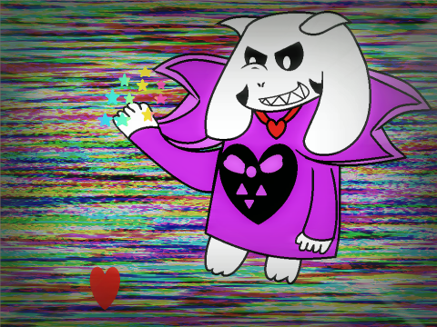 Battle With A God (Undertale Fanart)