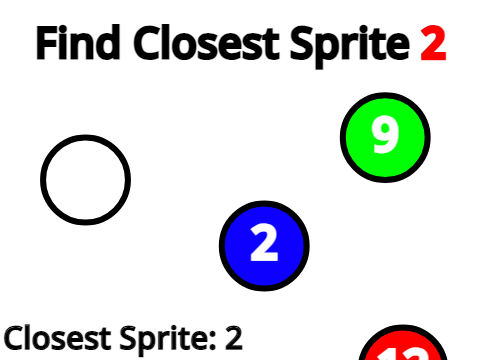 Find Closest Sprite 2