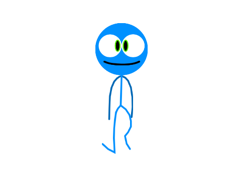 Nicky Stickfigure Walk Cycle (Front)
