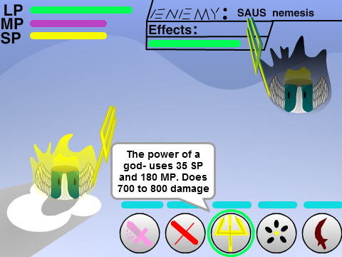 SAUS X entry/game:Super SAUS versus nemesis SAUS