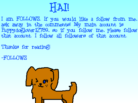 Welcome to my account!