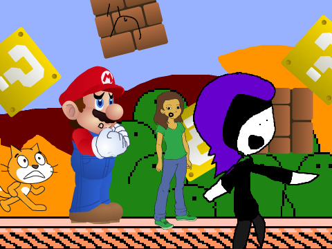 Add youself to the scene of Mars colliding with Earth ;-; picture. XD remix
